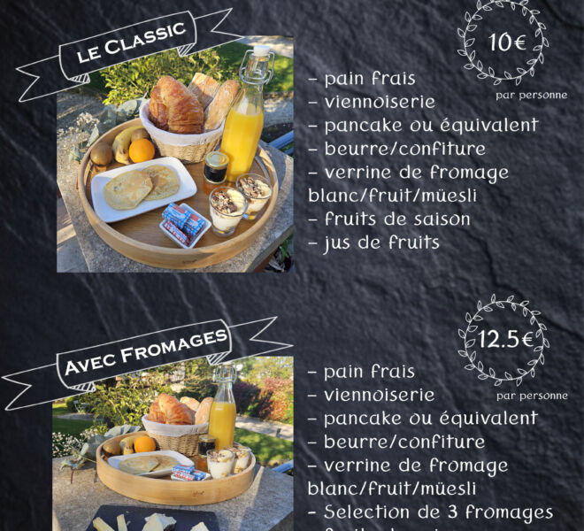 formules petit dejeuner carte chambre NEW qrcode